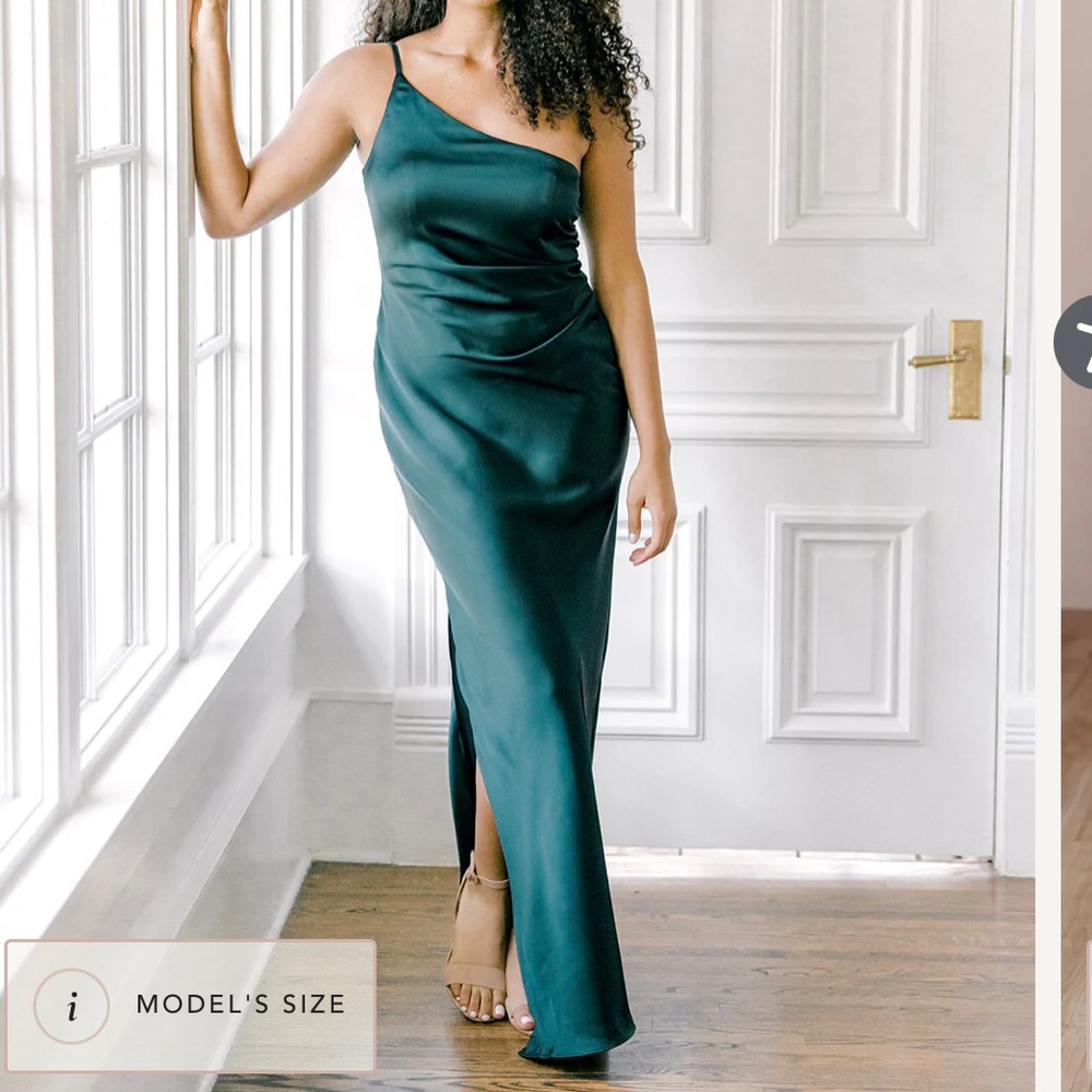 Jade Satin Dress